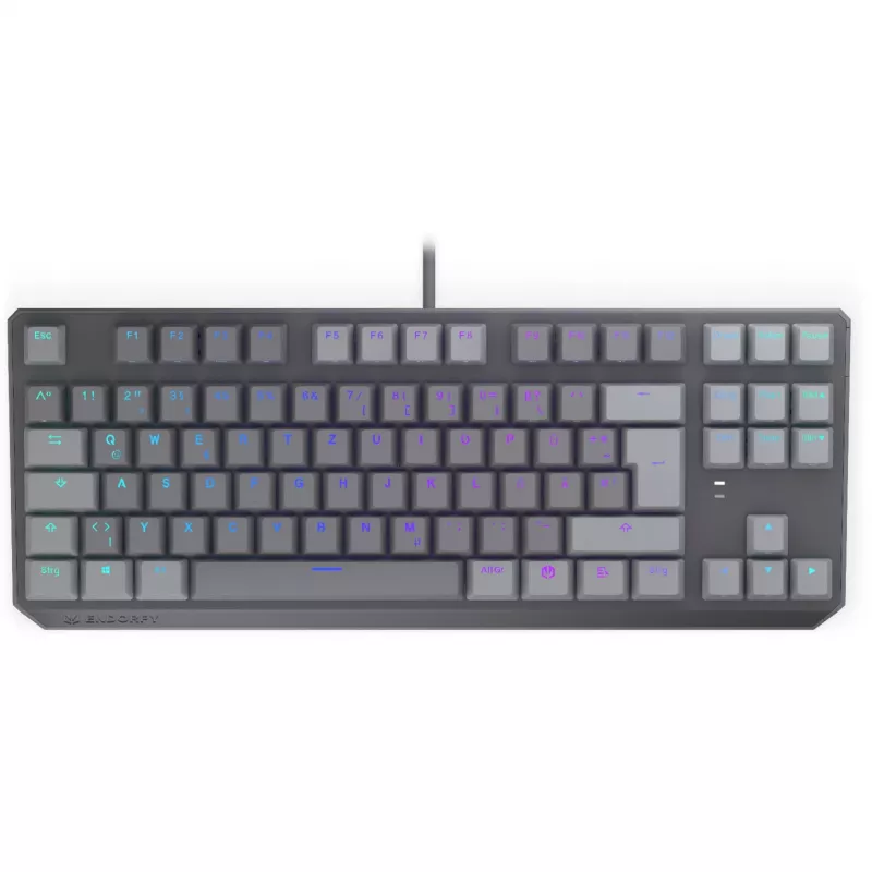 Mechanical Keyboard ENDORFY Thock V2 TKL with Red Switches, Tenkeyless, DE Layout