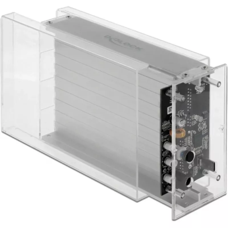 HDD/SSD enclosure DeLOCK 42624 Transparent 2.5/3.5 inch