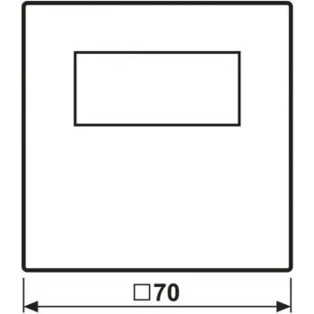 Room thermostat jung HOME BT LS 1791 WW — wireless Bluetooth control, wall-mounted