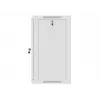 Lanberg WF01-6415-10S 15U 19 inch Wall-Mount Rack Cabinet, 600x450mm, Grey, Tempered Glass Door, IP20, 60kg Load