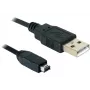 USB Cable DeLOCK 2.0 mini 4-Pin Hirose 1.5m