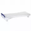 Bath bench ActionMed LW300AM with grab handle — white bathing support for tub, moisture-resistant, hanger hole