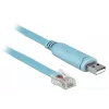 DeLOCK Adapter USB 2.0 Type-A male to Serial RS-232 RJ45 male 2m blue