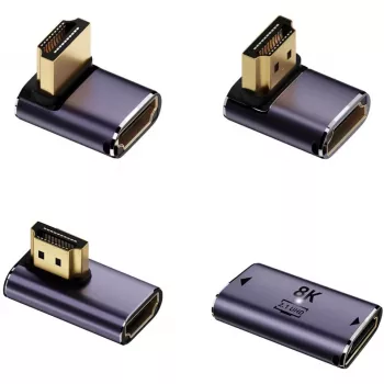 HDMI Type A to HDMI Type A cable adapter 4smarts 541489, Grey, 4 pieces, 40 g
