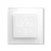 Glass wall thermostat Homematic IP 161333A0 with CO2 sensor, digital RF, 230 V, 54.5×54.5×29 mm