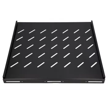 Extralink EX.8635 Fixed Rack Shelf 1U 19 inch 500 mm Deep for 800 mm Cabinets, Black