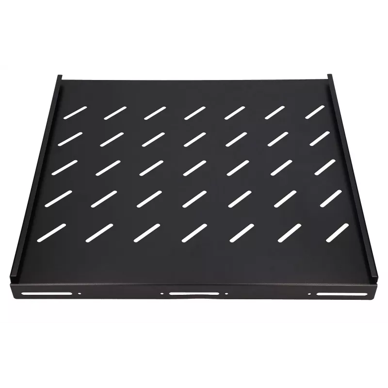 Extralink EX.8635 Fixed Rack Shelf 1U 19 inch 500 mm Deep for 800 mm Cabinets, Black