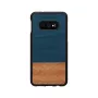 Smartphone case man and wood for Galaxy S10e — Denim Black protective sleeve