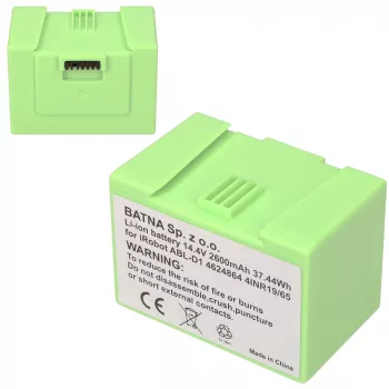 Roomba | Battery, rechargeable battery for vacuum cleaner | E5 E6 I7 14.4V 2600mAh