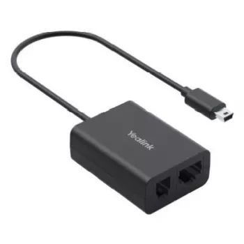 EHS adapter Yealink EHS62 — headset/headphone accessory, black