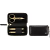 Manicure set ZWILLING Twinox Gold Edition 97747-004-0 — 3-piece in black leather case
