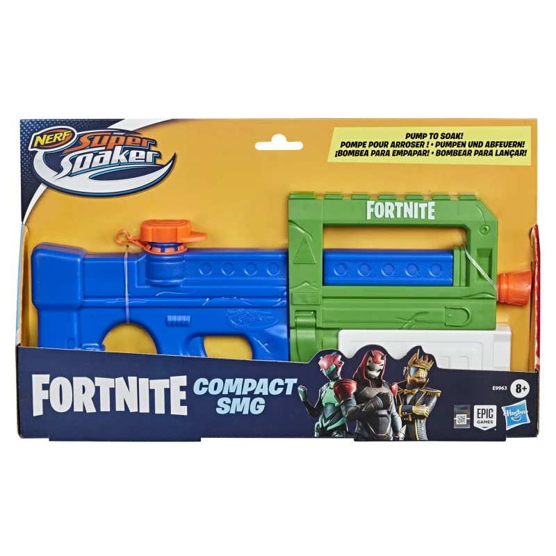 Water blaster NERF Super Soaker Fortnite Compact SMG 2023 model (toy water shooter)