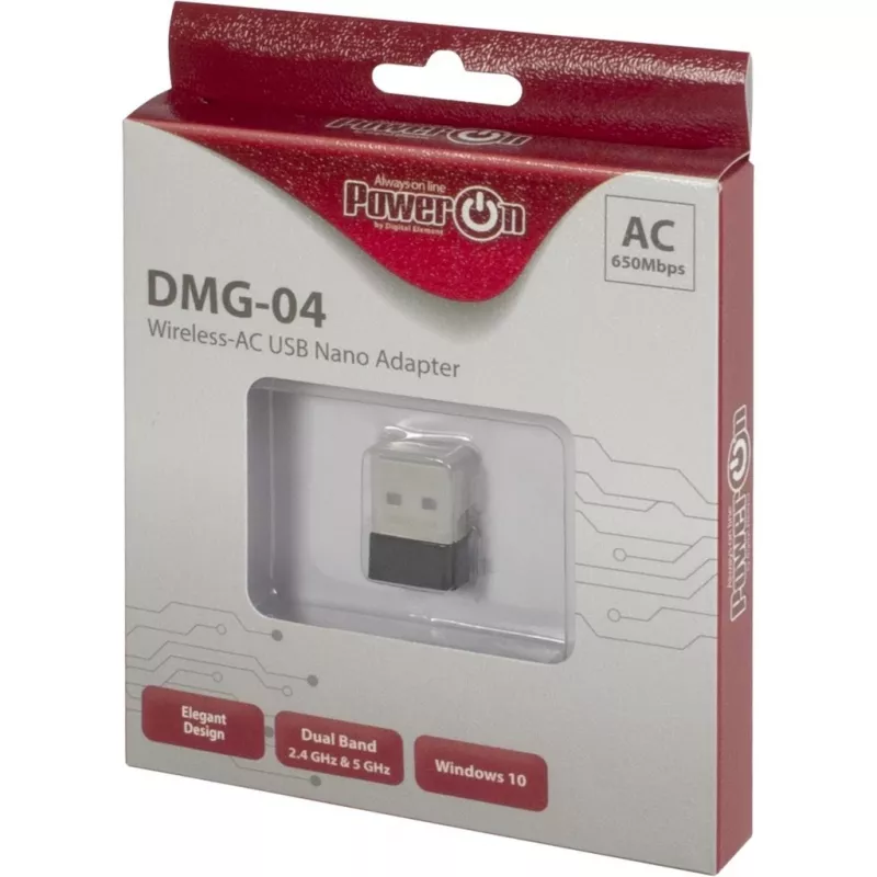 Inter-Tech network adapter USB 2.0 650Mbps wireless