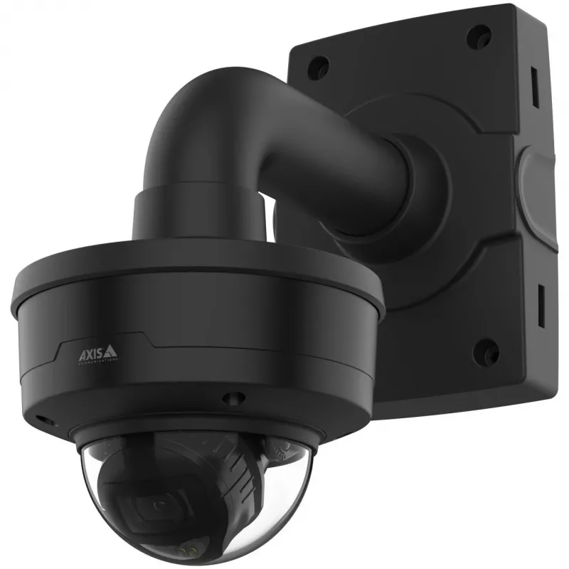 Mount AXIS TP3106-E — outdoor mounting bracket, black, 154.7×154.7×51.1 mm