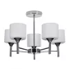 Classic chandelier pendant ceiling lamp Activejet MIRA Chrome 5xE27 for living room