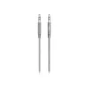 Linksys Belkin MIXIT Aux Cable - Audio Cable - Mini-Phone Stereo 3.5 mm (M) - Mini-Phone Stereo 3.5 mm (M) - 1.22 m - Grey (AV10164BT04-GRY)