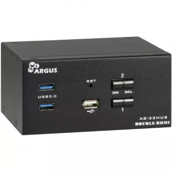 KVM switch Inter-Tech IPC AS-22HUS 2 ports USB