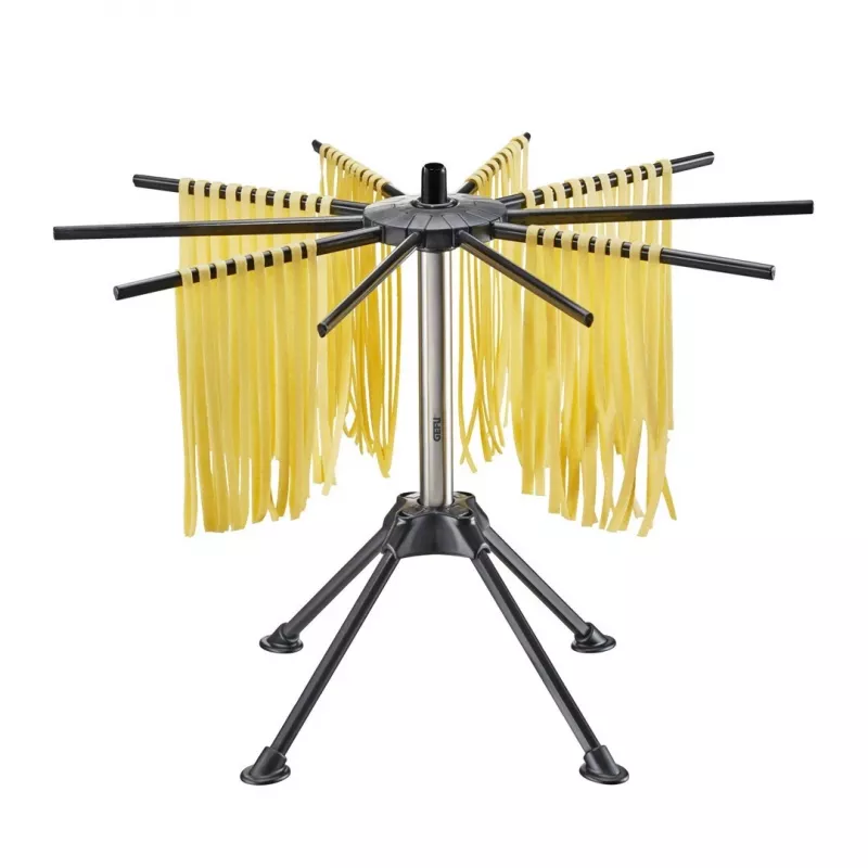 Pasta dryer GEFU Diverso G-28371 — stainless steel, 4 tiers, folding, 420×302 mm