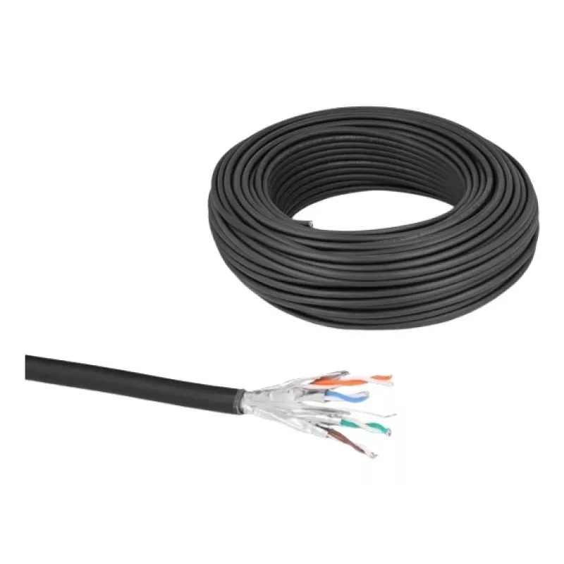 Networking cable DeLOCK 80597 Black Cat6a U/FTP 50m