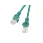 LANBERG networking cable Cat5e RJ-45 to RJ-45 PCU5-20CC-0025-G, 0.25 m, green, U/UTP