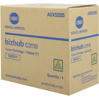Konica Minolta TNP-51Y toner cartridge 1 pc(s) Original Yellow