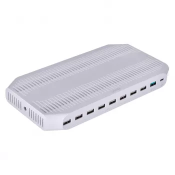 UNITEK Y-2190 Charging Station Organizer Freestanding White
