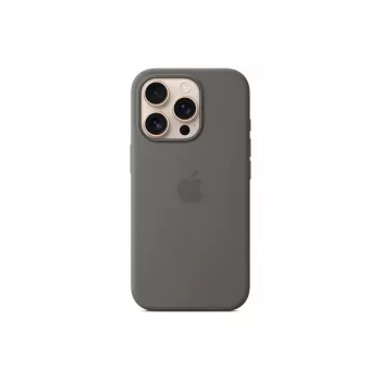Apple iPhone 16 Pro Silicone Case with MagSafe - Stone Gray