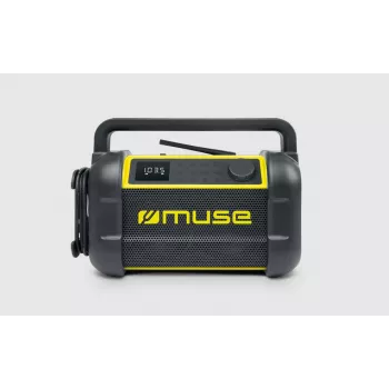Portable radio Muse M-928 BTY with digital tuner FM, 20W, USB-C, black/yellow