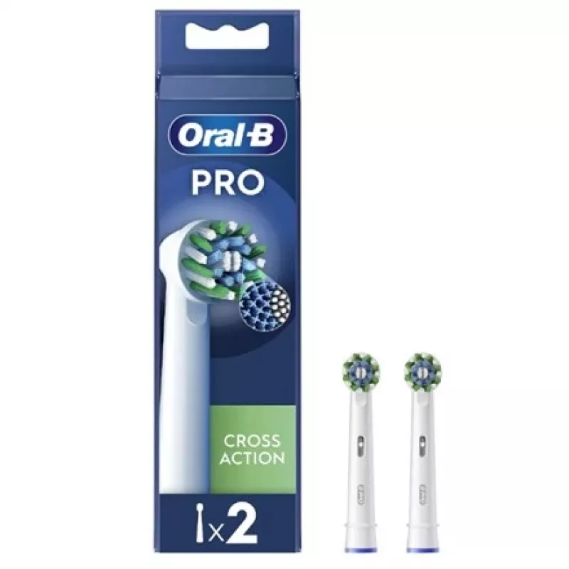 Oral-B EB50RX-2 CrossAction replacement brush heads, 2 pcs