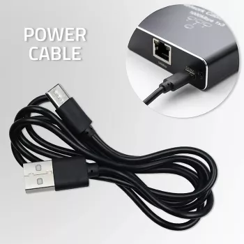 Ethernet mini switch QOLTEC 52293 1x4 RJ45, 1-in 4-out unmanaged network splitter
