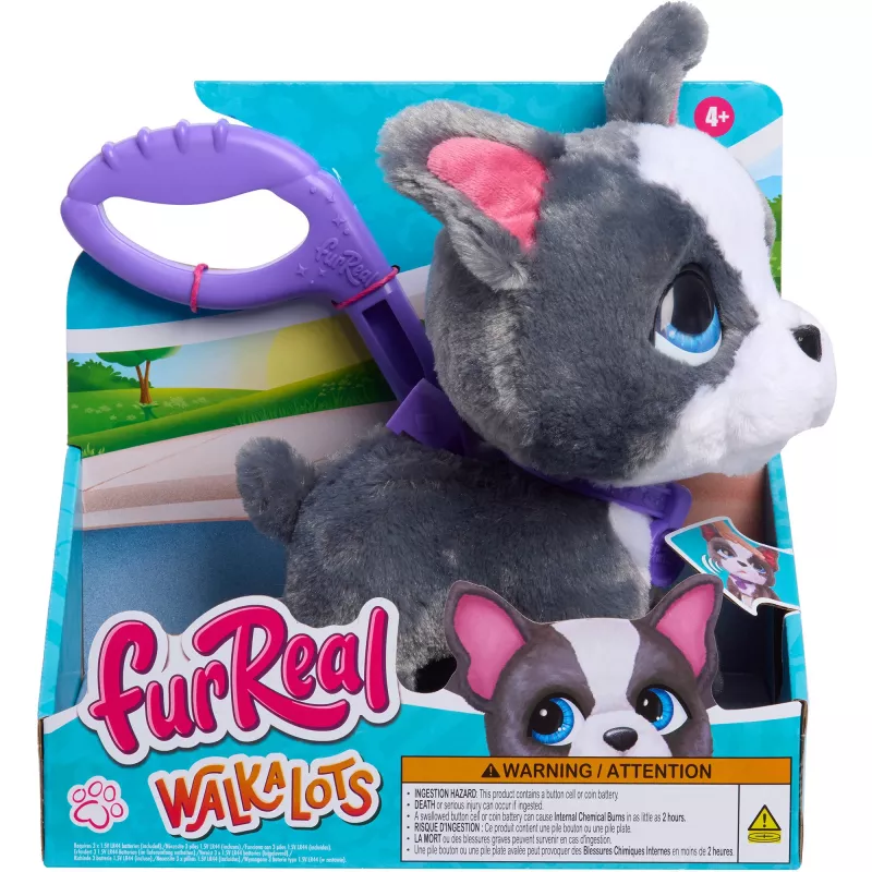 furReal Walk-a-Lots French Bulldog, Play Figurine