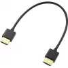 SpeaKa Professional HDMI Connection Cable 20.00 cm Audio Return Channel, Gold-Plated Plug Contacts Black [1x HDMI-Plug - 1x HDMI-Plug] (SP-9076308)
