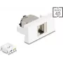 Modular connector DELOCK 90905 RJ45 Cat.6A STP — shielded RJ45 plug for Cat6A cabling