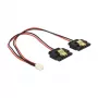Internal power cable DeLOCK 85249 0.2 m Molex to 2 x SATA