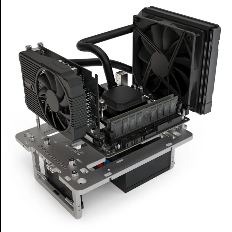 Streacom benchtable BC1 Mini V2 titan — compact benchtable with ATX compatibility