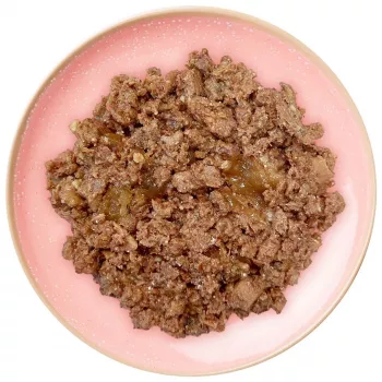 Wet cat food wiejskazagroda Beef with Veal and Catnip Adult 100 g, 75% moisture, 10.8% protein, 9% fat