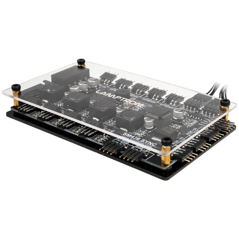 Lamptron PCI RGB Fan and LED Controller SM436 Sync Edition, black