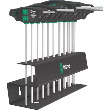Screwdriver Set Wera 454/10 HF Imperial 2 — 10-piece precision screwdriver set, imperial (inch) sizes