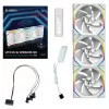 Lian Li UNI FAN SL Wireless 120 ARGB Reverse Blade White 3-Pack