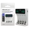 Battery charger QOLTEC 50848 for NiMH AAA (R03) and AA (R6) cells with LCD display