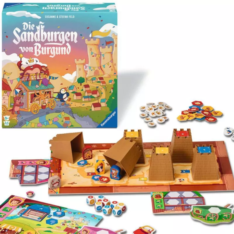 Ravensburger Die Sandburgen von Burgund, Brettspiel