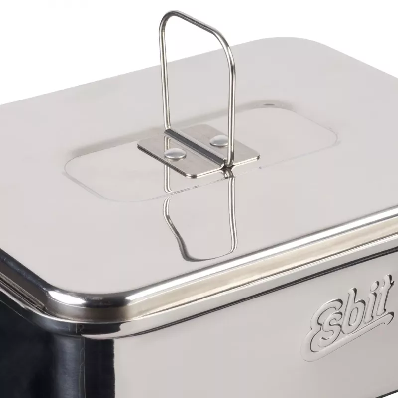Camping cookware set ESBIT CS1100ST — aluminium and stainless steel, 1.1 L, 659 g, Black/Silver
