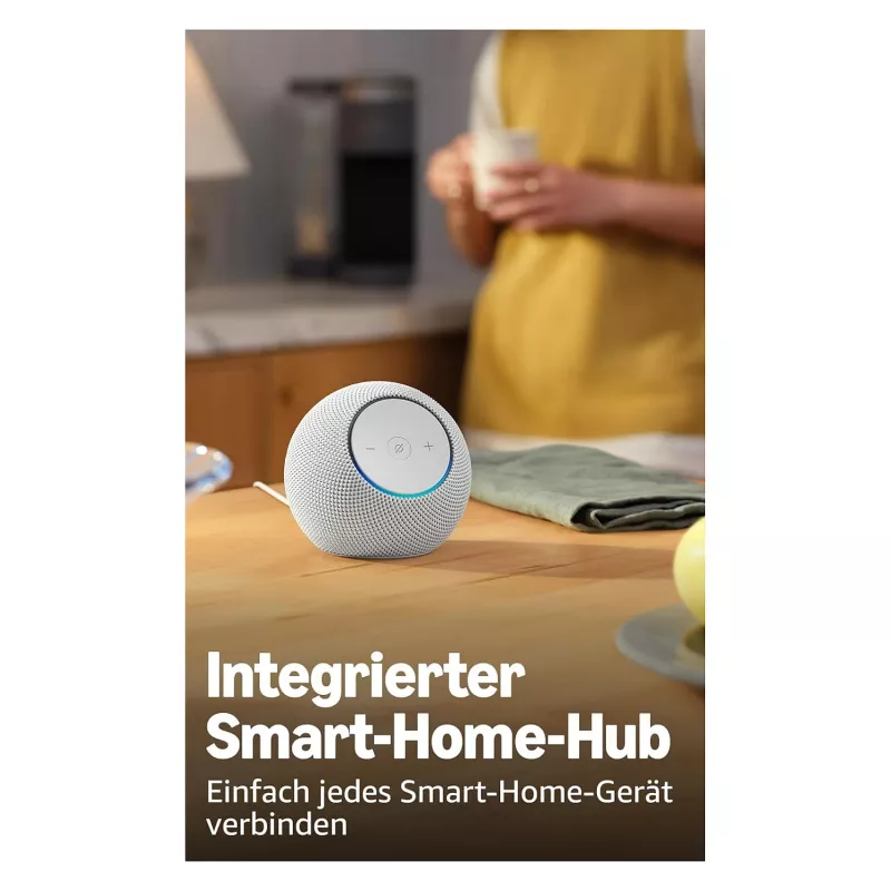 Amazon Echo Dot Max 2025 release - Glacier White - Bluetooth (B0DKLVWZPF)