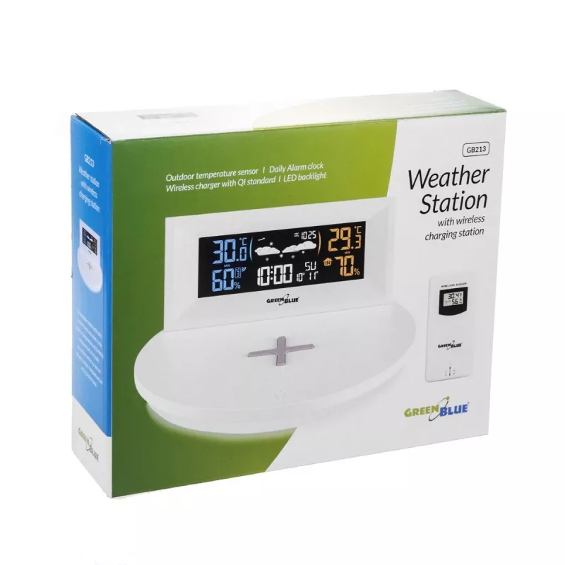 Wireless weather station with Qi GB213
