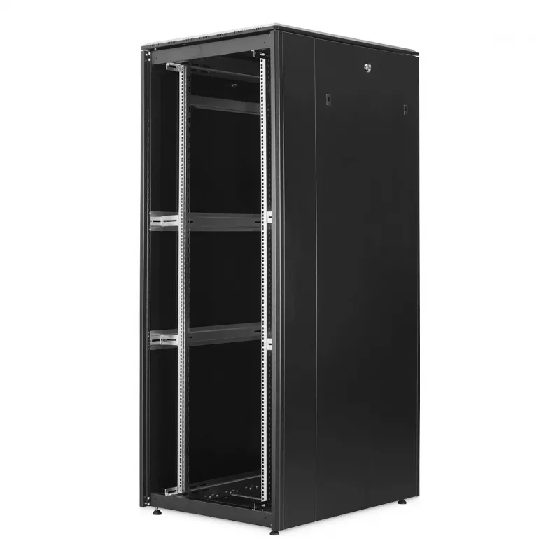 Network cabinet DIGITUS Unique Light series 42U 800×1000 mm (WxD) freestanding, 800 kg, IP20, key lock