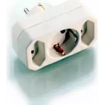AC Outlet e+p EA 9 Power Extension 3 White