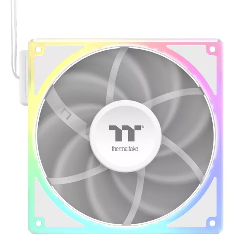 Cooling fan pack THERMALTAKE TOUGHFAN EX 140 ARGB Sync White — 140mm, 3-pack
