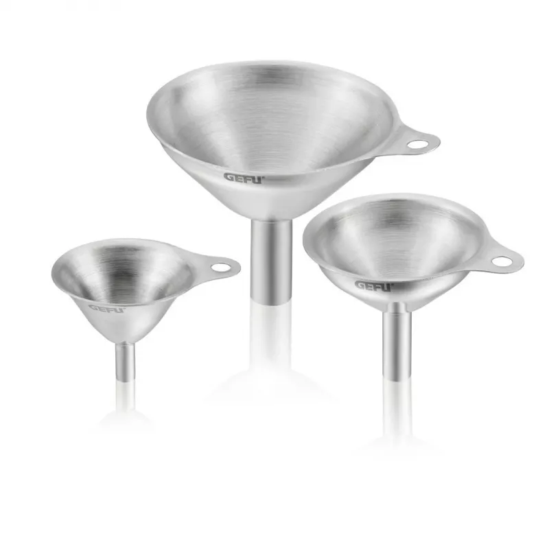 Funnel set GEFU VERSARE G-15511 stainless steel, dishwasher-safe