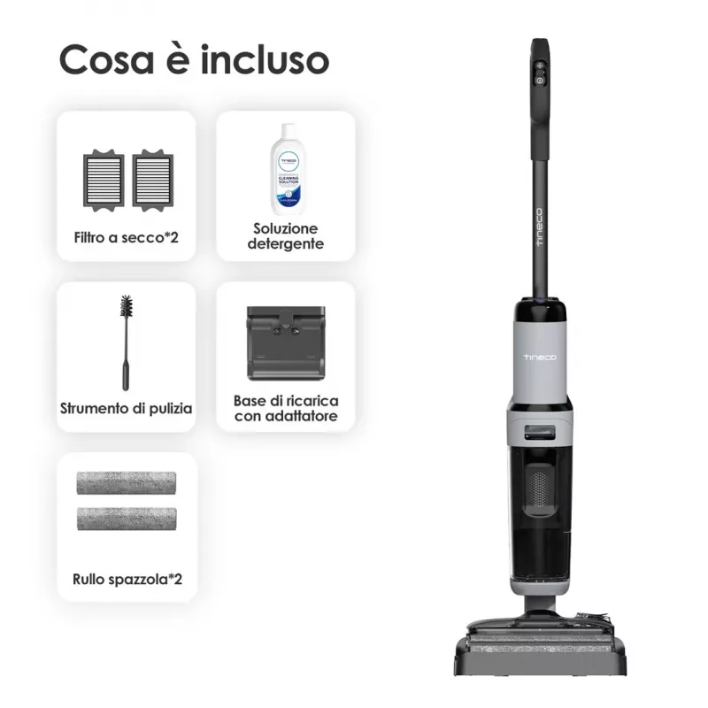 Cordless Floor Cleaner Tineco Floor One i5 Stretch Plus – lightweight, wet & dry upright floor washer
