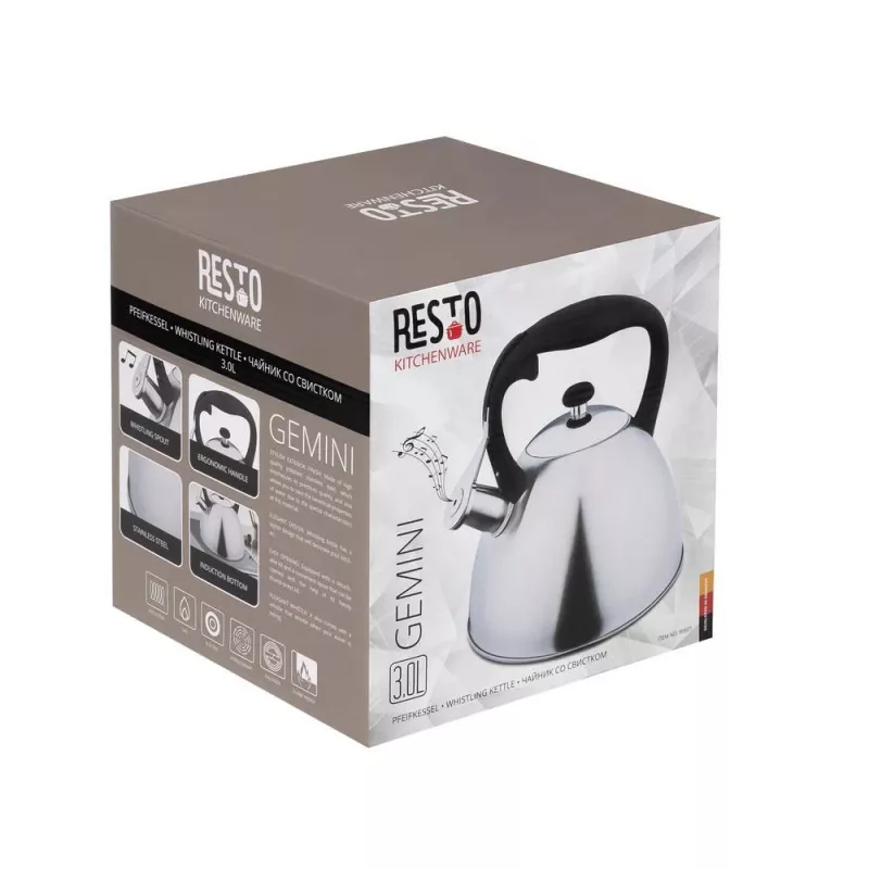 Resto Kitchenware 90601 kettle 3 L Stainless steel
